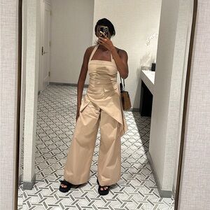 Zara Garbadine Top and Pants